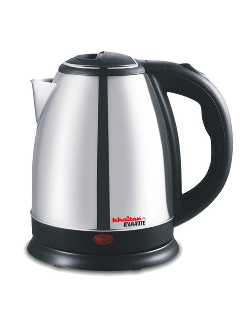 Khaitan Avaante KA-625 1.5L 1500W Electric Kettle (Black/Silver)