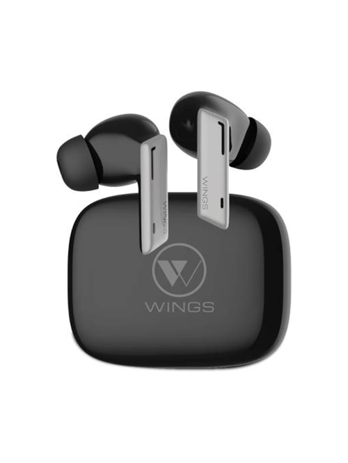 Wings Beatpods With Extra Heavy Bass Bluetooth Headset (Black)