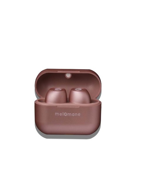 Melomane Flow True Wireless Earbuds with Mic (Rose Gold)