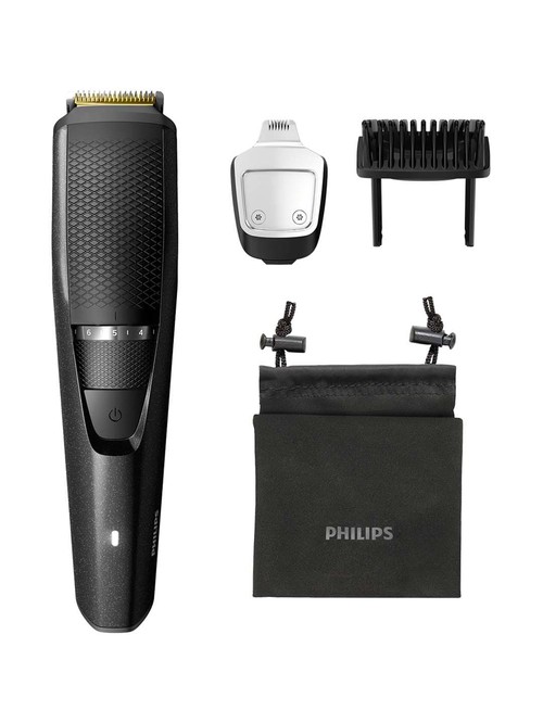 Philips BT3241/15 Cordless Smart Beard Trimmer for Men - 90 Minutes Run Time (Black)